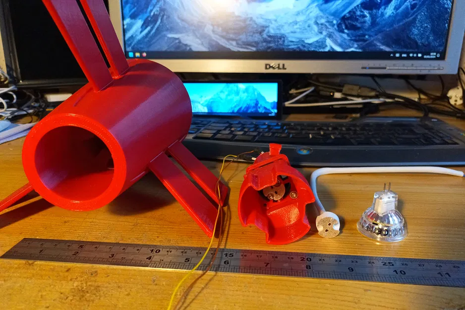 Bóng Đèn LED Tên Lửa Mặt Trăng Khổng Lồ GU4 - Image 7