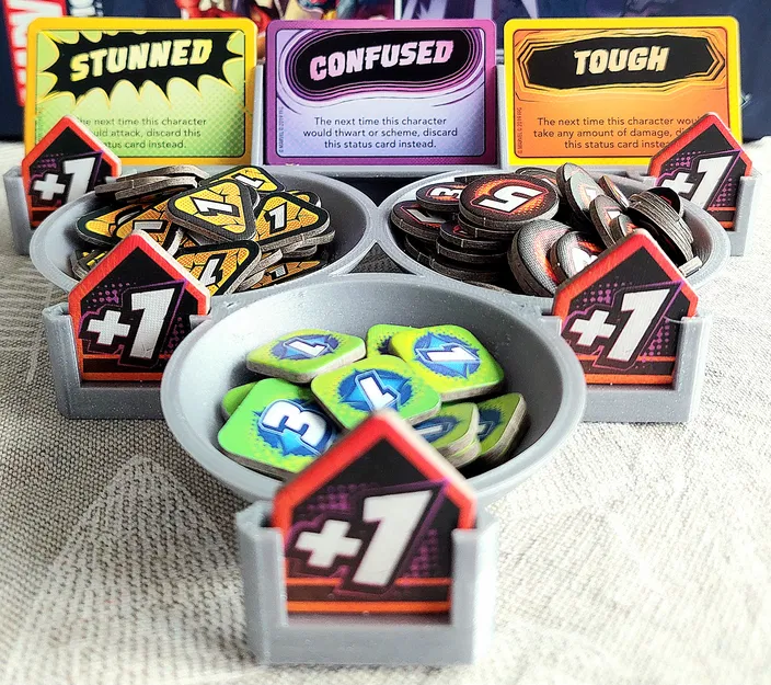Khay đựng token và thẻ trạng thái cho Marvel Champions - Image 1
