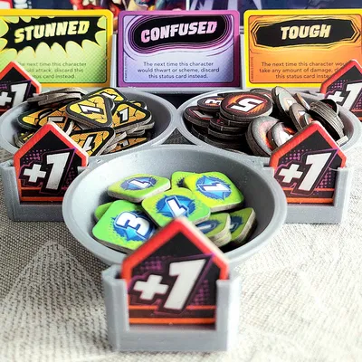 Khay đựng token và thẻ trạng thái cho Marvel Champions