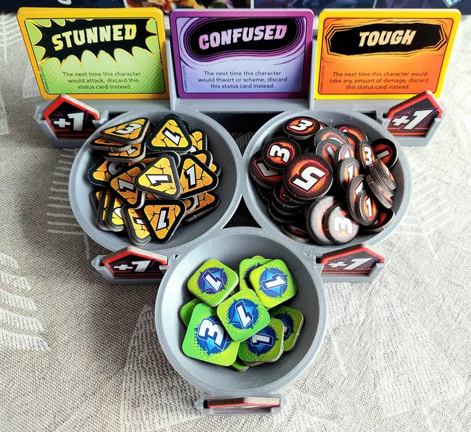 Khay đựng token và thẻ trạng thái cho Marvel Champions - Image 2