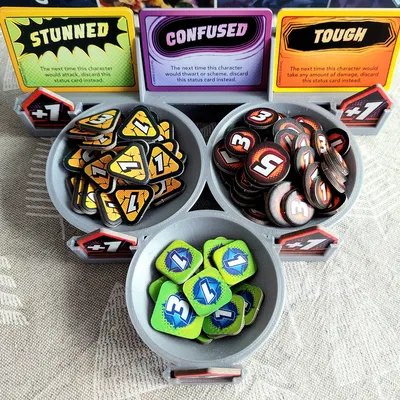 Khay đựng token và thẻ trạng thái cho Marvel Champions