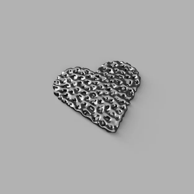 Trái Tim Voronoi - Mô Hình 3D Độc Đáo - Image 1
