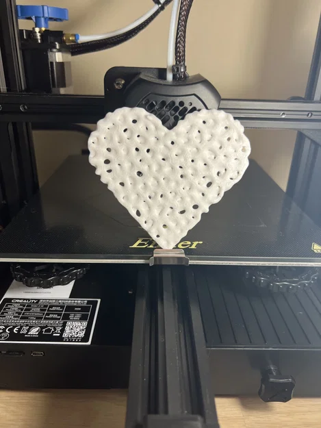 Trái Tim Voronoi - Mô Hình 3D Độc Đáo - Image 2