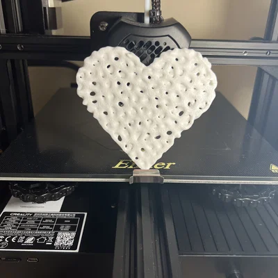 Trái Tim Voronoi - Mô Hình 3D Độc Đáo
