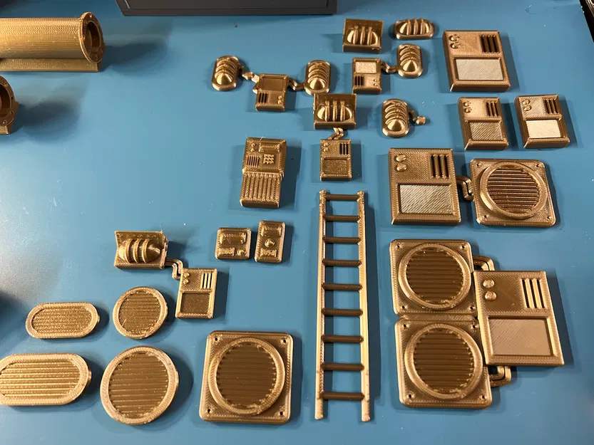 Greebles Phần 2! Đèn, Đơn vị nguồn, Lỗ thông gió, Thang, Đơn vị điều khiển và nhiều hơn nữa! - Image 3