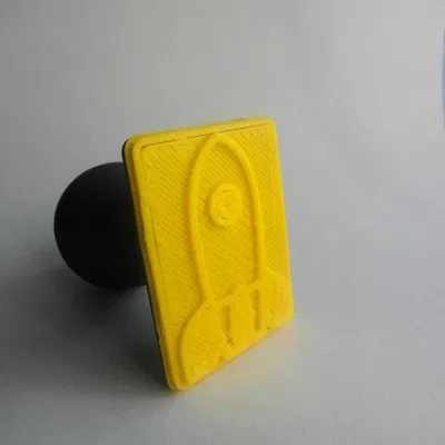 Con dấu cao su có tay cầm