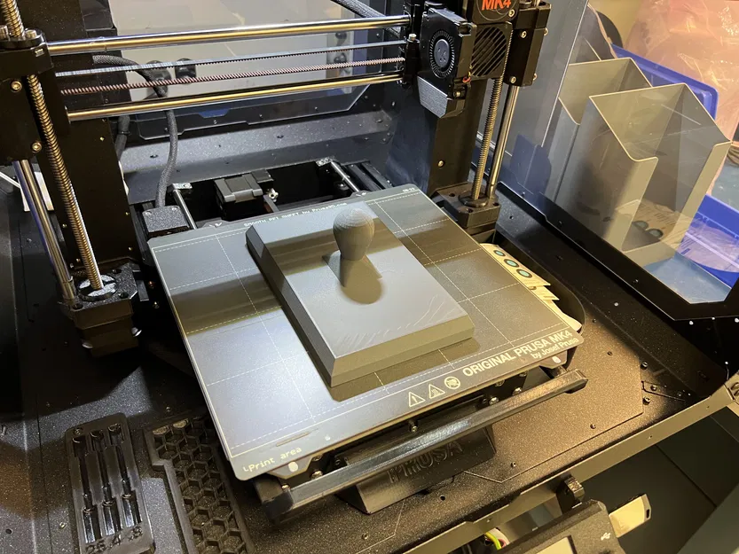 Đế con dấu cao su 170mm x 110mm có tay cầm - Image 1