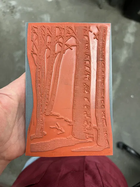 Đế con dấu cao su 170mm x 110mm có tay cầm - Image 2