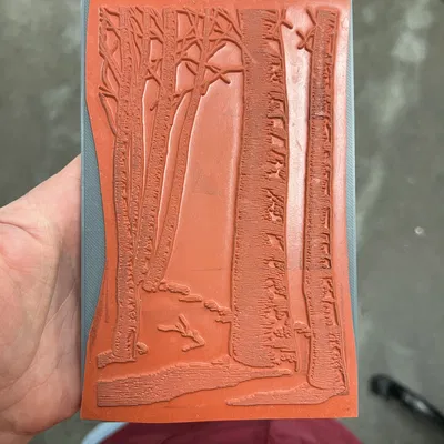 Đế con dấu cao su 170mm x 110mm có tay cầm