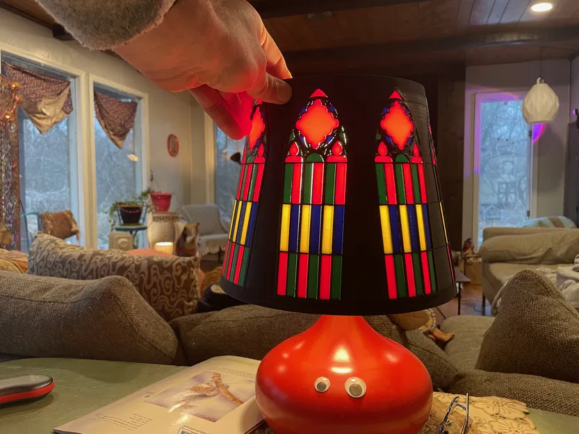 Chụp đèn kính Gothic cho Prusa XL - Image 1