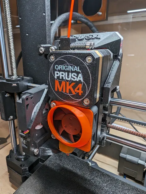 Chắn Gió & Bảo Vệ Quạt Kiểu "Vase Mode" cho Prusa MK4 - Image 1