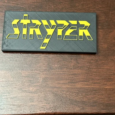 Biển hiệu "80's Bank Styper"