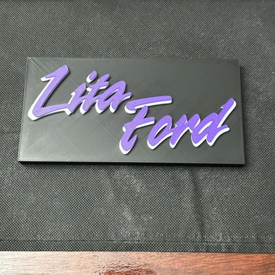 Biển hiệu Lita Ford