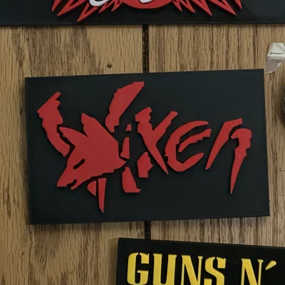 Biển hiệu ban nhạc Vixen thập niên 80