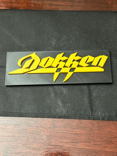 Biển hiệu ban nhạc Dokken thập niên 80 - Image 1