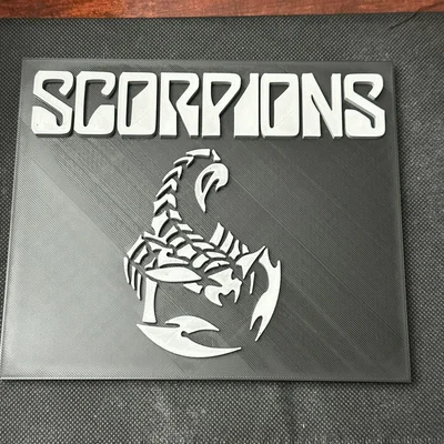 Biển Ban Nhạc Scorpions Thập Niên 80
