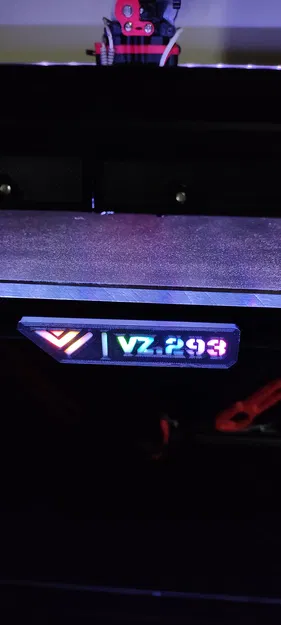 Vzbot Led Serial Plate và Logo - Image 1