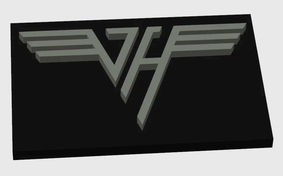 Biểu ngữ Ban Nhạc Van Halen những năm 80 - Image 1