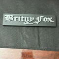 Biểu ngữ ban nhạc Britney Fox thập niên 80 - Thumbnail 1