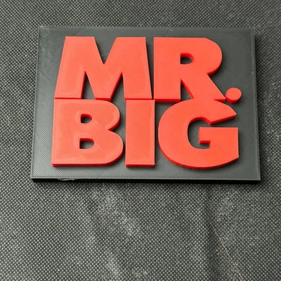 Biển hiệu Ban Nhạc Mr Big thập niên 80