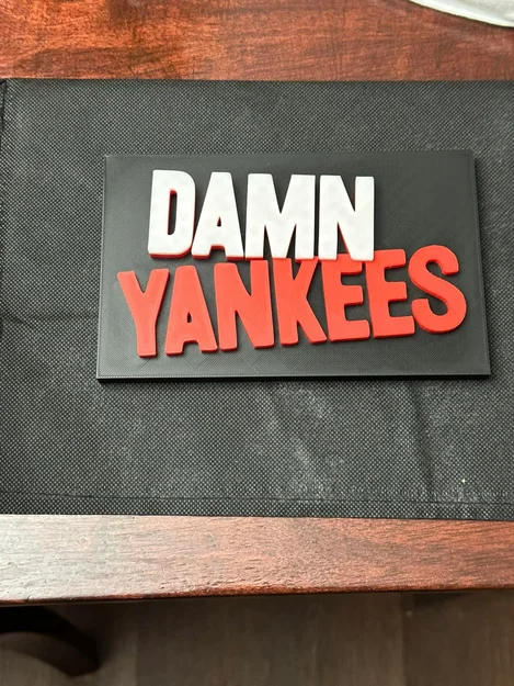 Biển hiệu Ban Nhạc Damn Yankees những năm 80 - Image 1