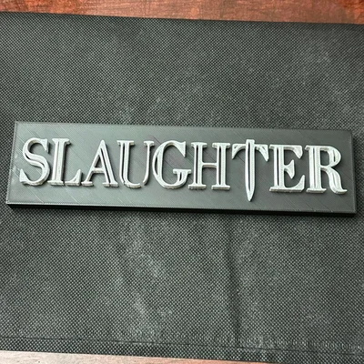 Biển Ban Nhạc Slaughter Thập Niên 80
