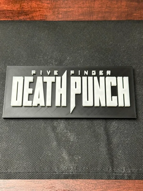 Biển hiệu ban nhạc Five Finger Death Punch - Image 1