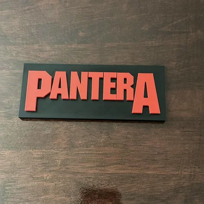 Biển Tên Ban Nhạc Pantera