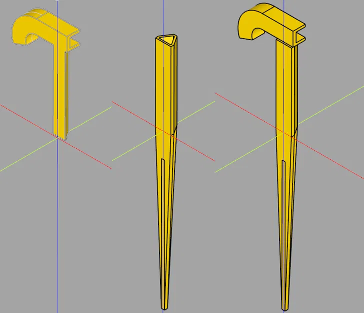 Cọc tưới cây cho ống 6mm OD, bẻ lên hoặc xuống - Image 3