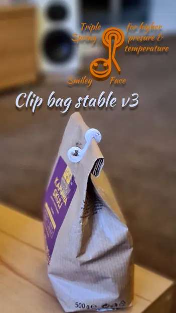 Kẹp Túi Nhỏ V3 Mặt Cười - Bản Remix Ổn Định - Image 1