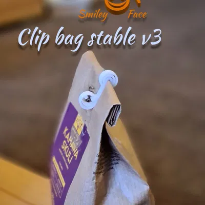 Kẹp Túi Nhỏ V3 Mặt Cười - Bản Remix Ổn Định