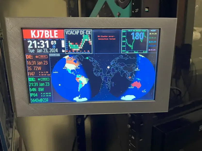 Vỏ máy Hamclock có gắn ngàm VESA - Image 2