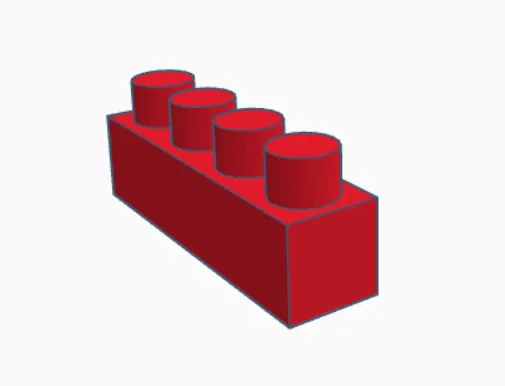 Gạch Lego 1x4 - Image 1