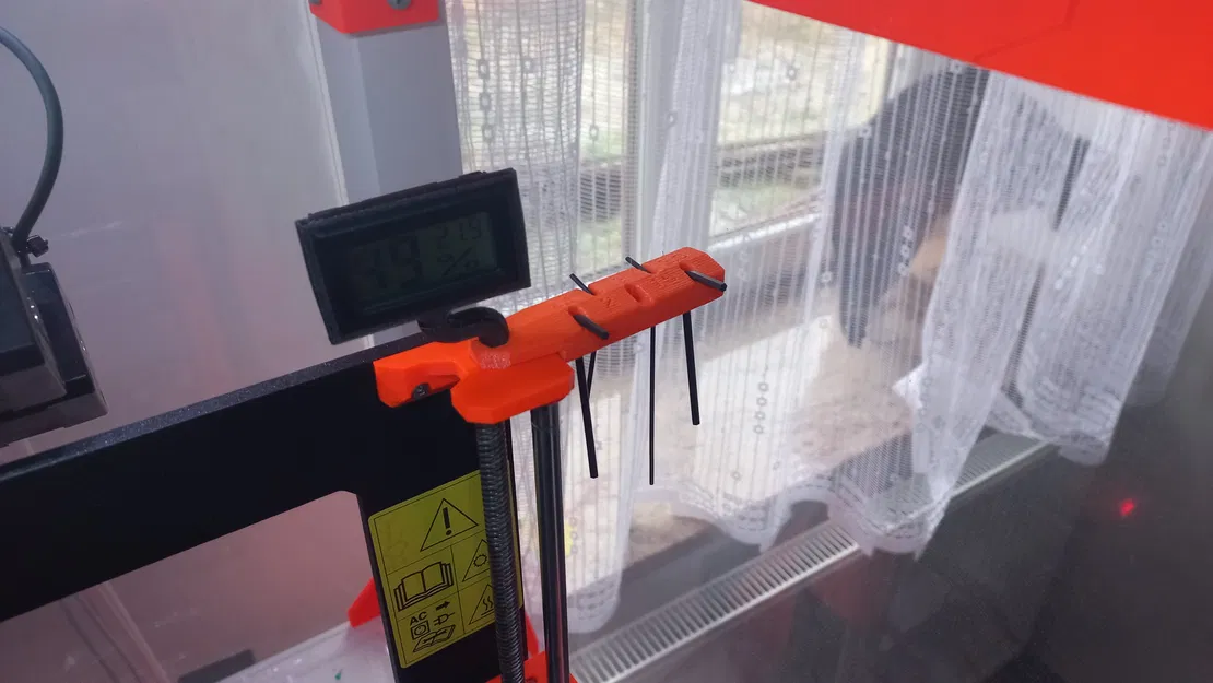 Kệ giữ lục giác kèm chỗ cắm nhiệt kế cho MK3S - Image 1