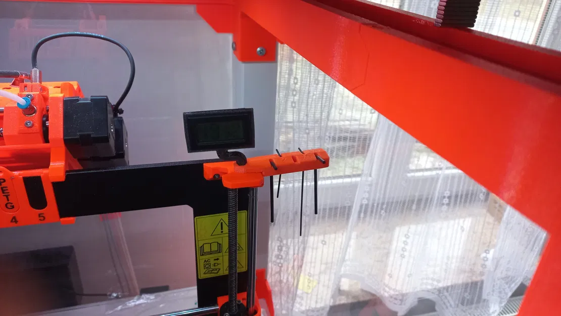 Kệ giữ lục giác kèm chỗ cắm nhiệt kế cho MK3S - Image 4