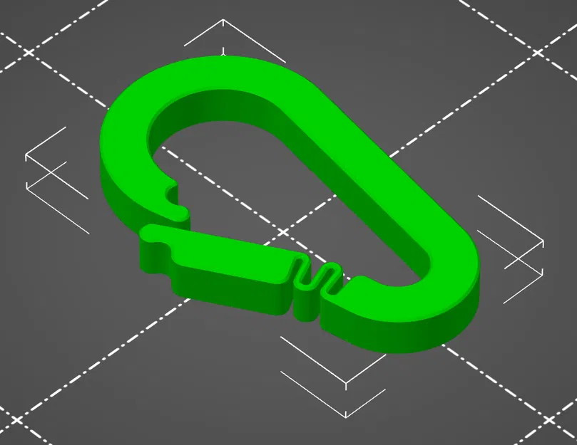 Móc Carabiner Có Lực Kẹp Sẵn - Image 1