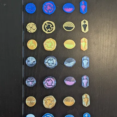 Token Presence Tùy Chỉnh Spirit Island (Base + B&C + FF + JE + NI+HOSI+Apocrypha)