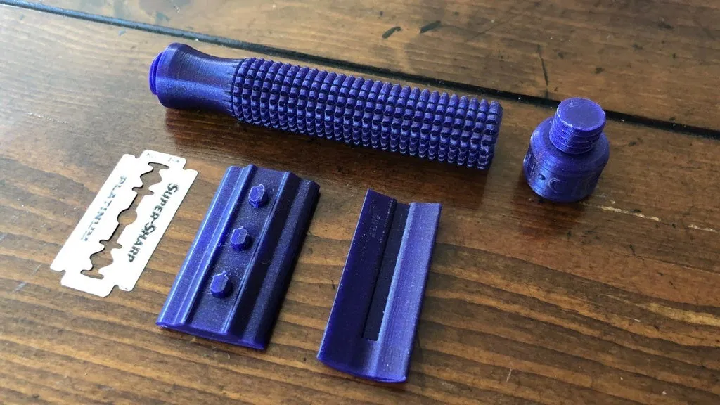 Dao cạo râu an toàn HC - In 3D hoàn chỉnh - Image 5