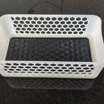 Thùng lưu trữ hình lục giác kèm thảm