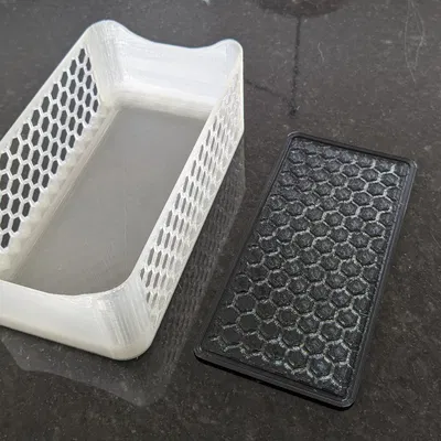 Thùng lưu trữ hình lục giác kèm thảm