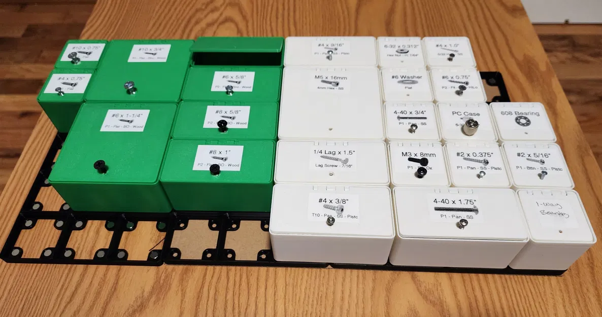 Hộp Có Bản Lề Gridfinity - Image 1