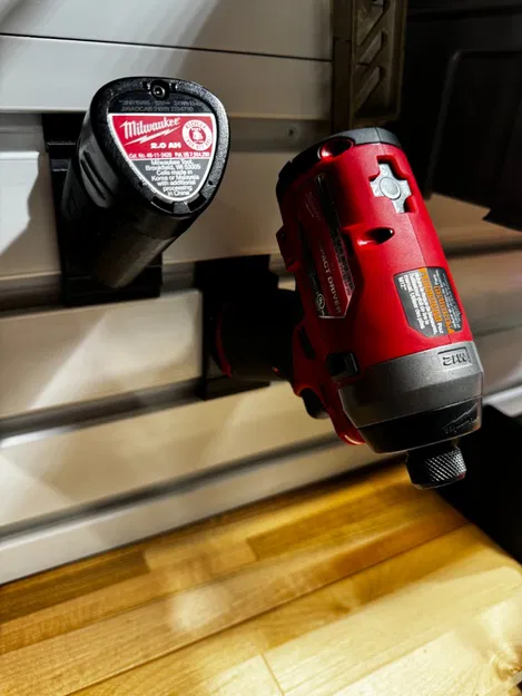 Giá đỡ pin M12 cho đường ray Gladiator - Image 2