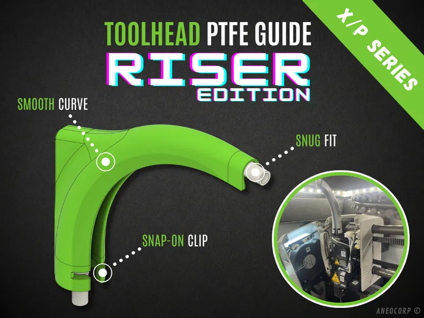 Cao su hướng dẫn PTFE ToolHead - Image 1