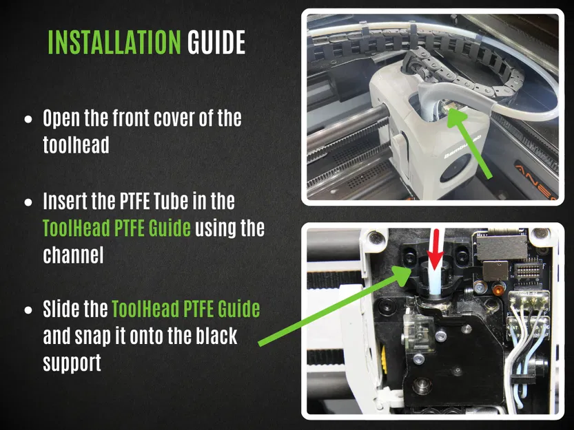 Cao su hướng dẫn PTFE ToolHead - Image 2