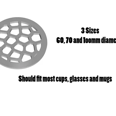 Bộ Đế Lót Ly Voronoi Đẹp Mắt