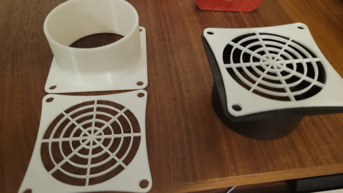 Ống Dẫn Quạt và Lưới Bảo Vệ 3" OD - Image 1