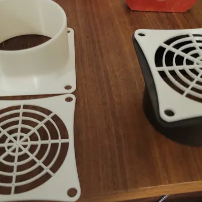 Ống Dẫn Quạt và Lưới Bảo Vệ 3" OD