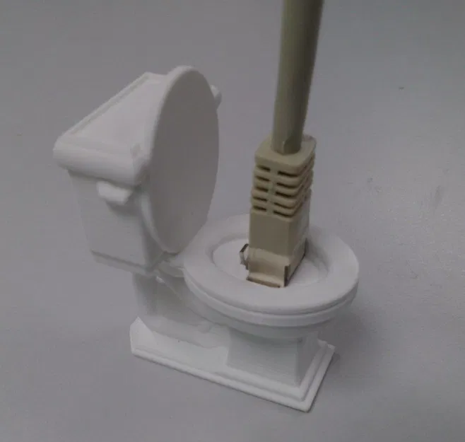 Datenklo - Nhà vệ sinh dữ liệu RJ45 độc đáo - Image 4