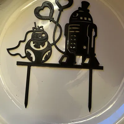 Mẫu Droid Trang Trí Bánh Kem