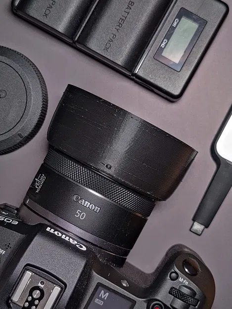 Túp che nắng ống kính Canon RF 50mm F/1.8 STM - Image 1